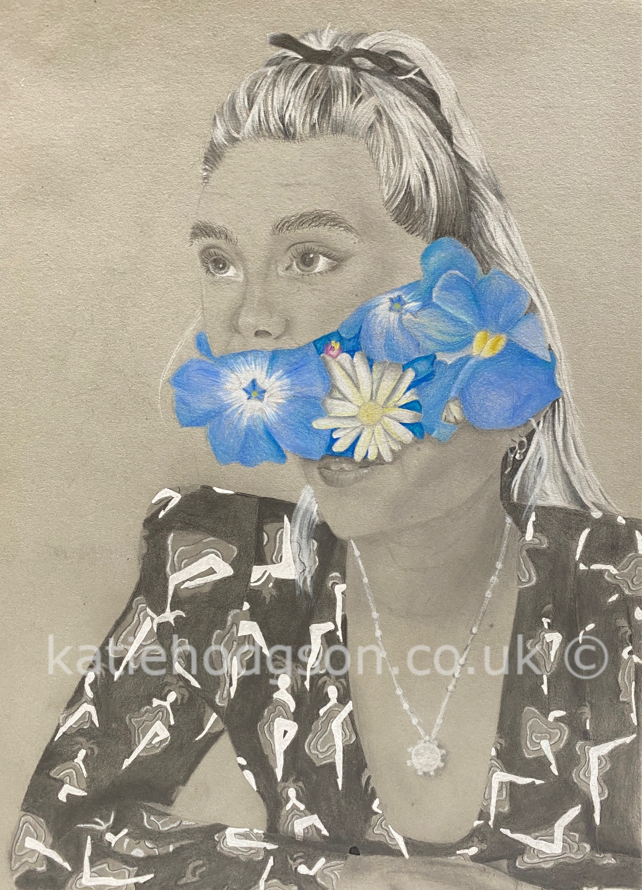 Girl with Flowers